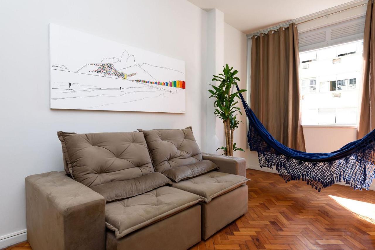 2 Quartos Em Copacabana C/ Vista-Mar | Pj 135/808 Рио-де-Жанейро Экстерьер фото