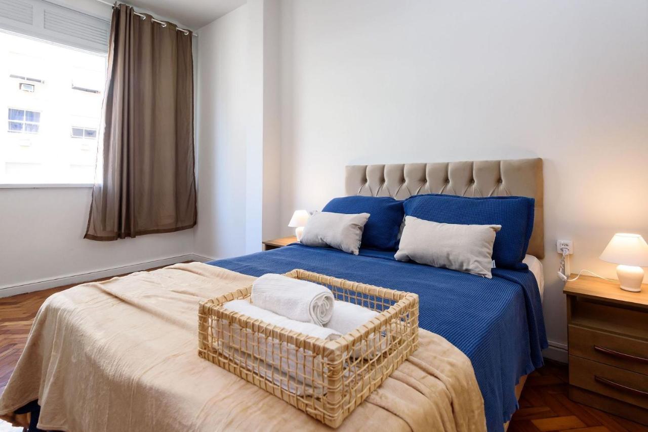2 Quartos Em Copacabana C/ Vista-Mar | Pj 135/808 Рио-де-Жанейро Экстерьер фото