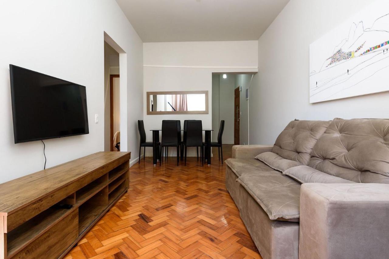 2 Quartos Em Copacabana C/ Vista-Mar | Pj 135/808 Рио-де-Жанейро Экстерьер фото