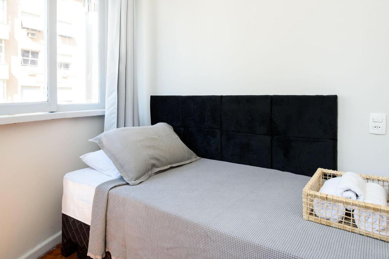 2 Quartos Em Copacabana C/ Vista-Mar | Pj 135/808 Рио-де-Жанейро Экстерьер фото